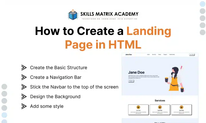 How to Create a Landing Page in HTML